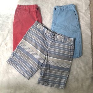 Lot of 3 GAP men’s shorts red and blue